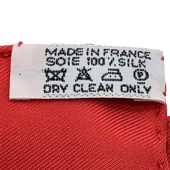 HERMES Vintage Carré 40cm 16” Teddy Bear Red Multicolor Silk Scarf W/Box NWT - Picture 14 of 15